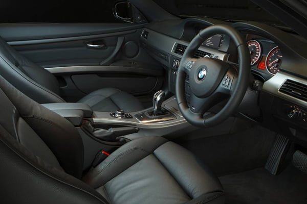 BMW 320d Coupe interior drivers cockpit