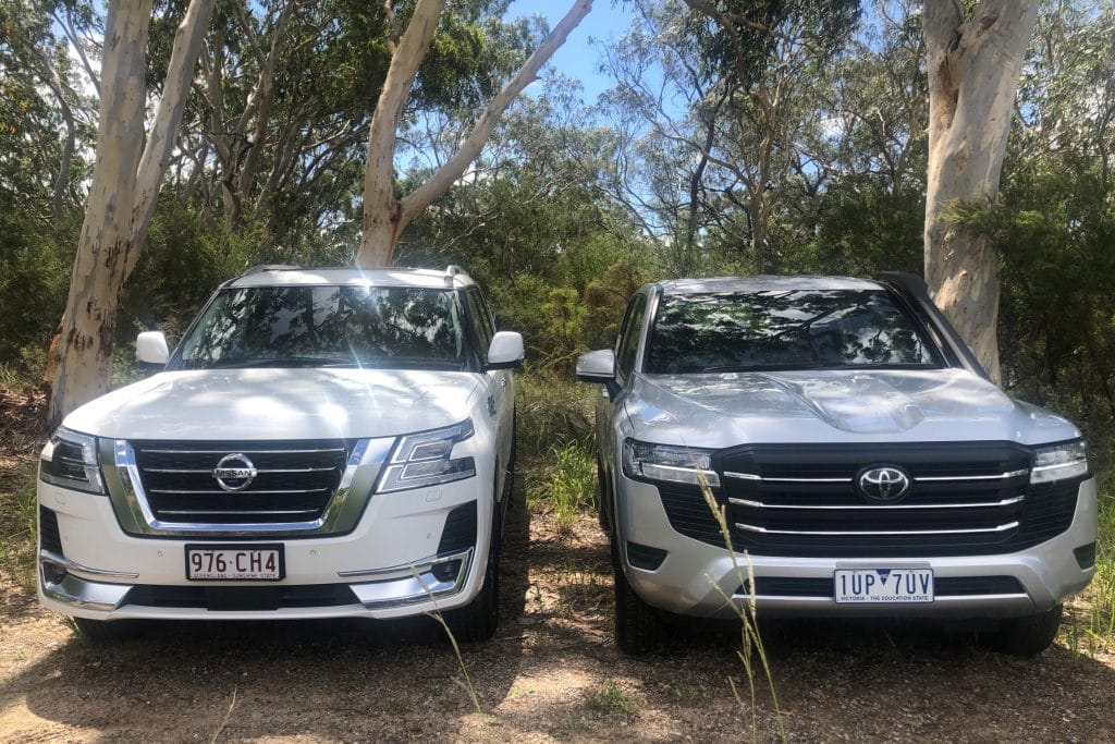 Nissan Patrol TI L Vs Toyota LandCruiser 300 GX 2022 Motoring Minute